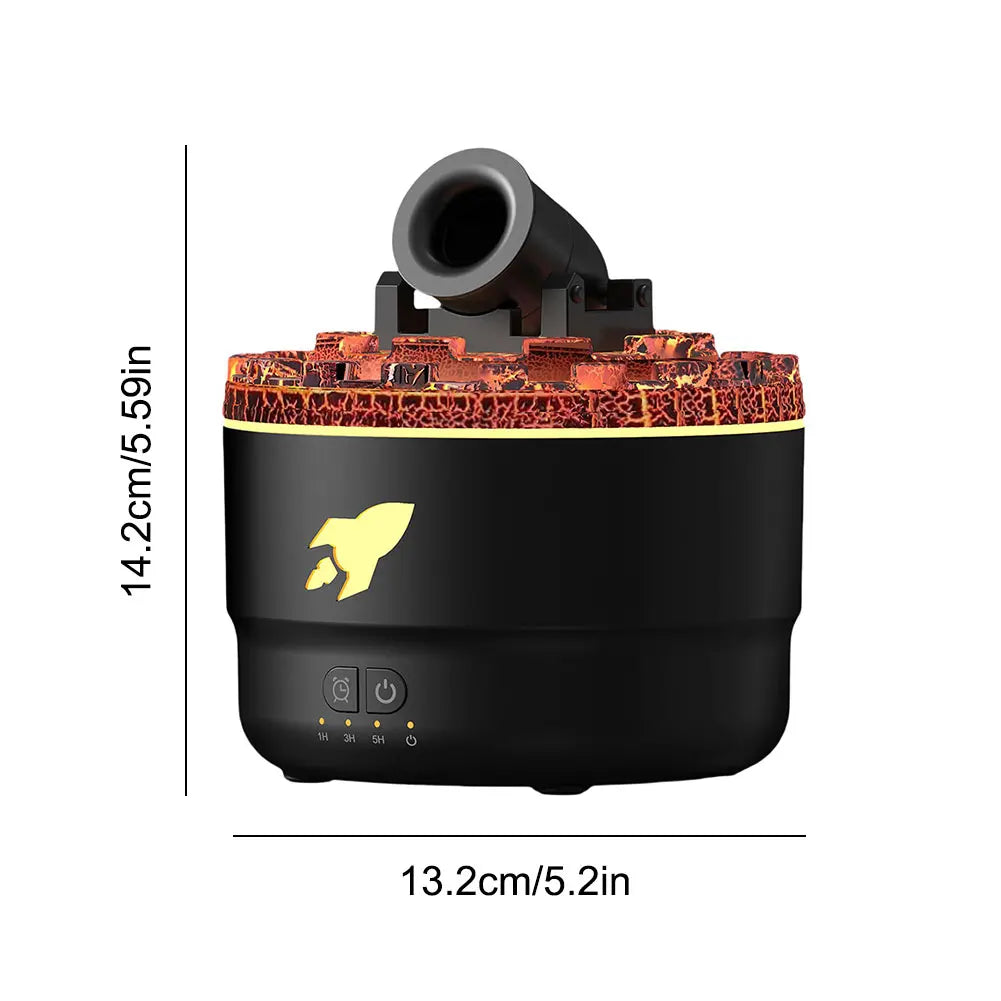 Volcanic Light Cannon Humidifier & Aroma Diffuser