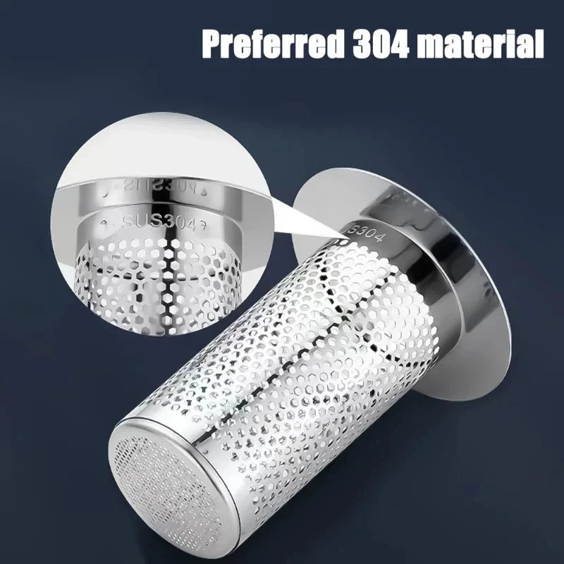 Stainless Steel Sink & Shower Hair Catcher Strainer