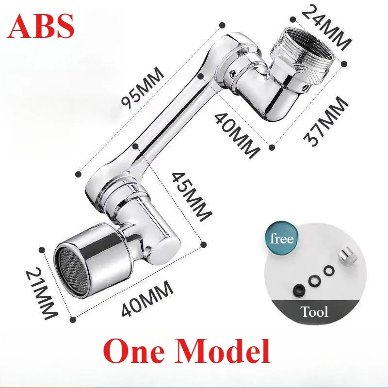1080° Rotating Faucet Extender – Universal Splash-Free Aerator
