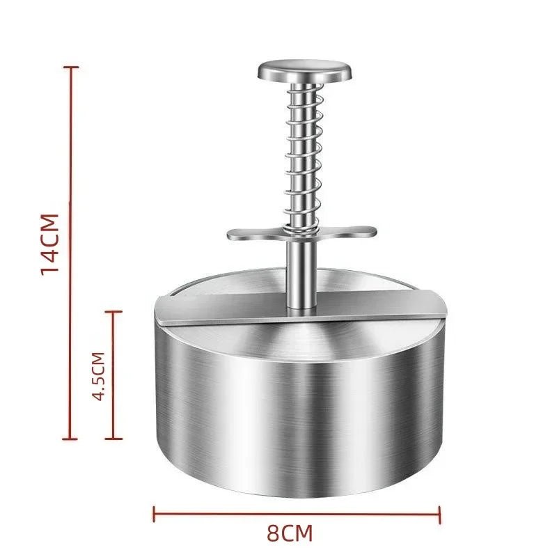 Premium Stainless Steel Burger Press – Adjustable Patty Maker