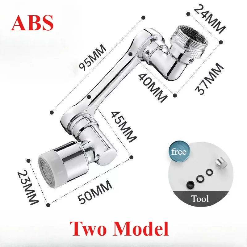 1080° Rotating Faucet Extender – Universal Splash-Free Aerator