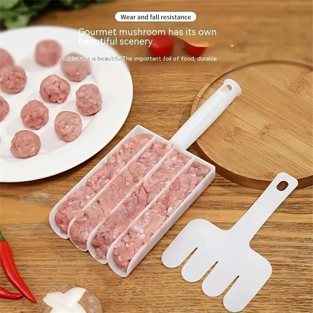 4-in-1 Rice & Meatball Mold – Quick Press Kitchen Maker