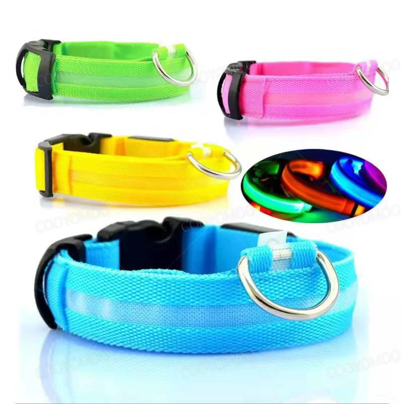 LED Rechargeable Dog Collar with 3 Light Modes