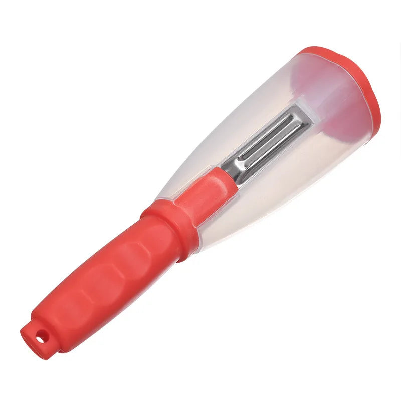Multifunctional Peel & Storage Kitchen Peeler