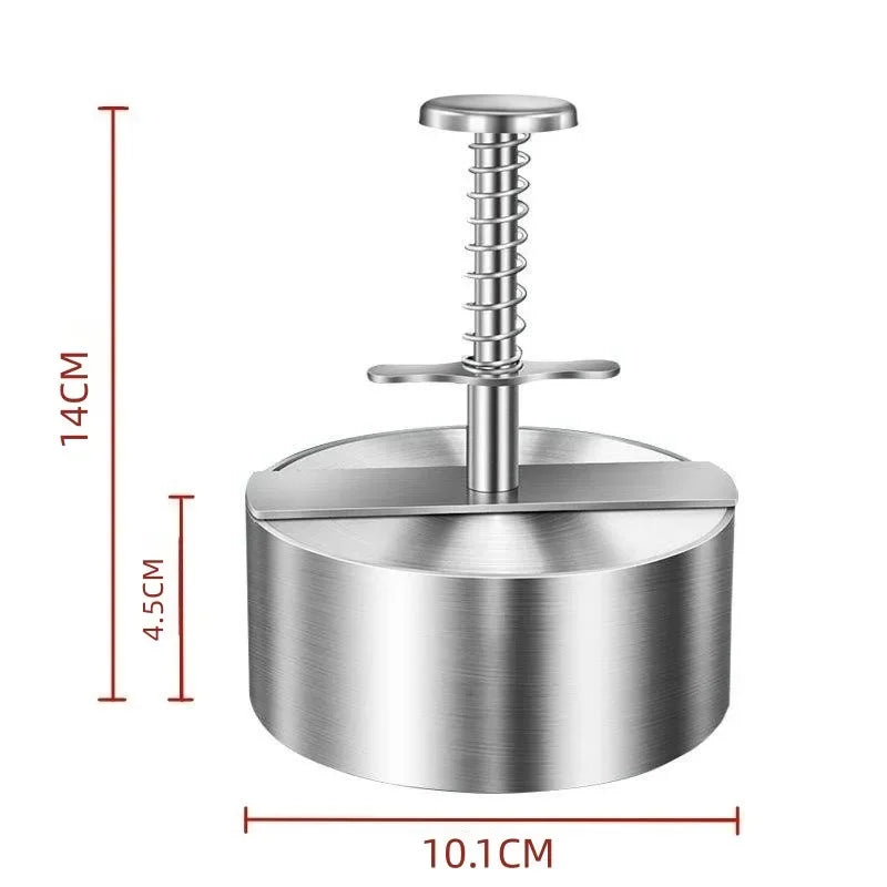 Premium Stainless Steel Burger Press – Adjustable Patty Maker