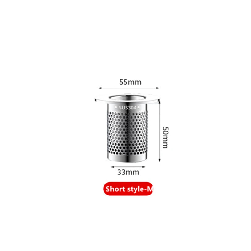 Stainless Steel Sink & Shower Hair Catcher Strainer