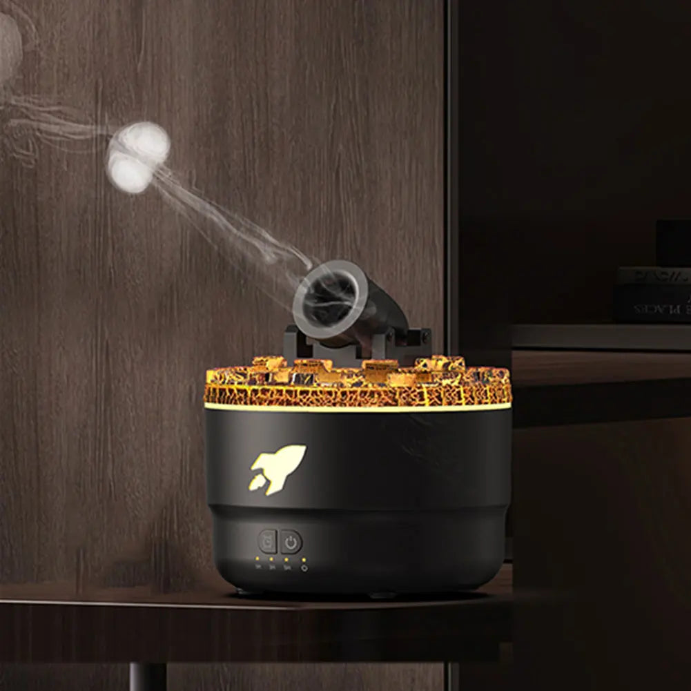 Volcanic Light Cannon Humidifier & Aroma Diffuser