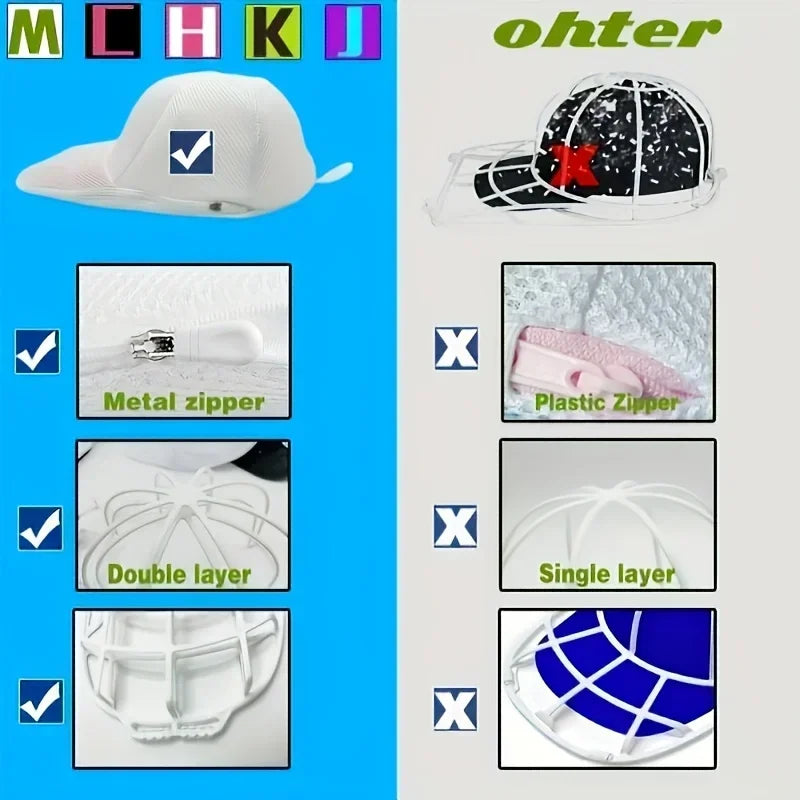 Cap Washer Cage – Hat Cleaning Frame for Washing Machines