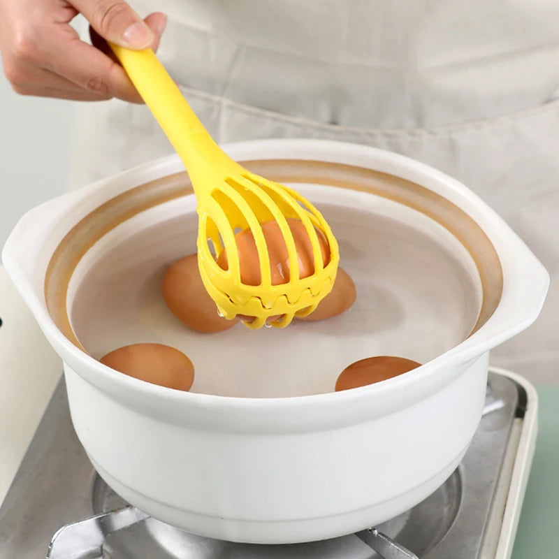 Multifunctional Egg Beater & Food Clip Whisk