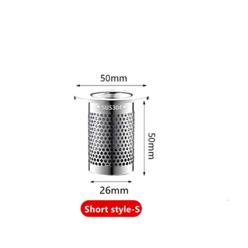 Stainless Steel Sink & Shower Hair Catcher Strainer