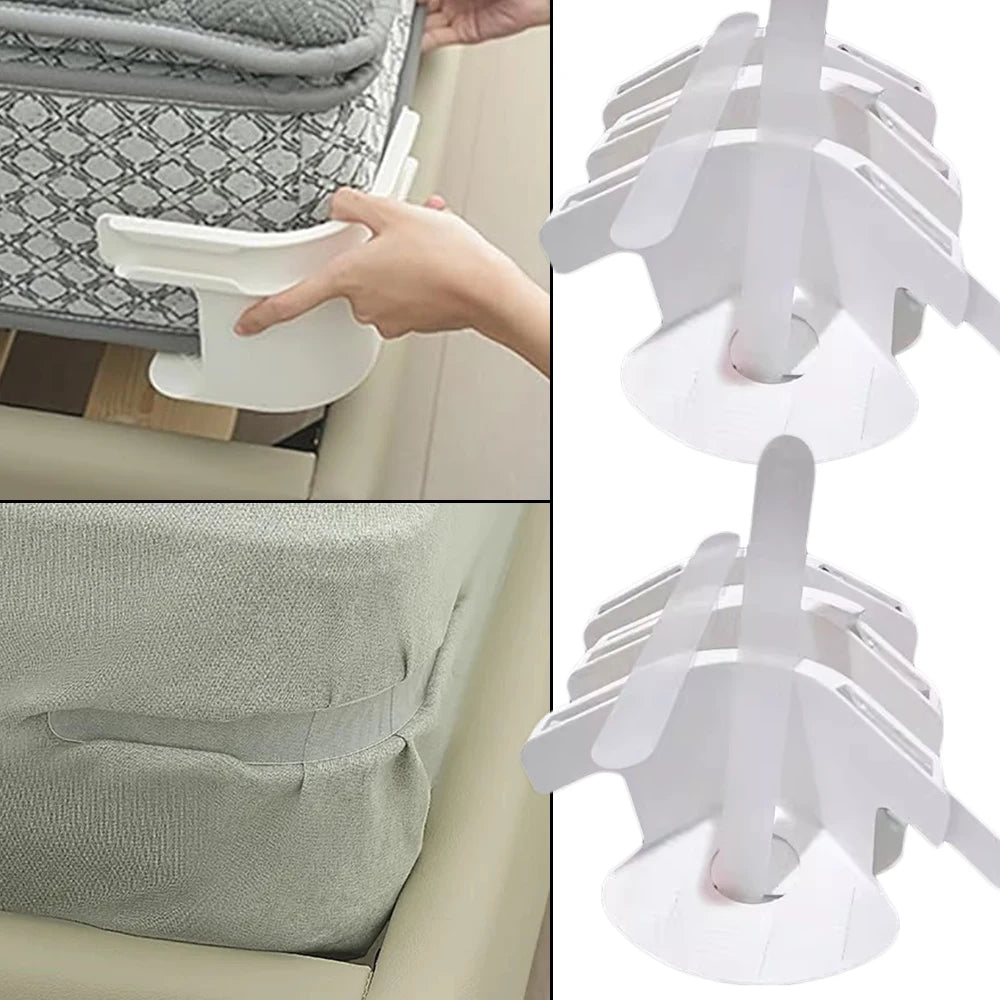 Bedsheet Corner Tightener Clips – Anti-Slip Secure Holders