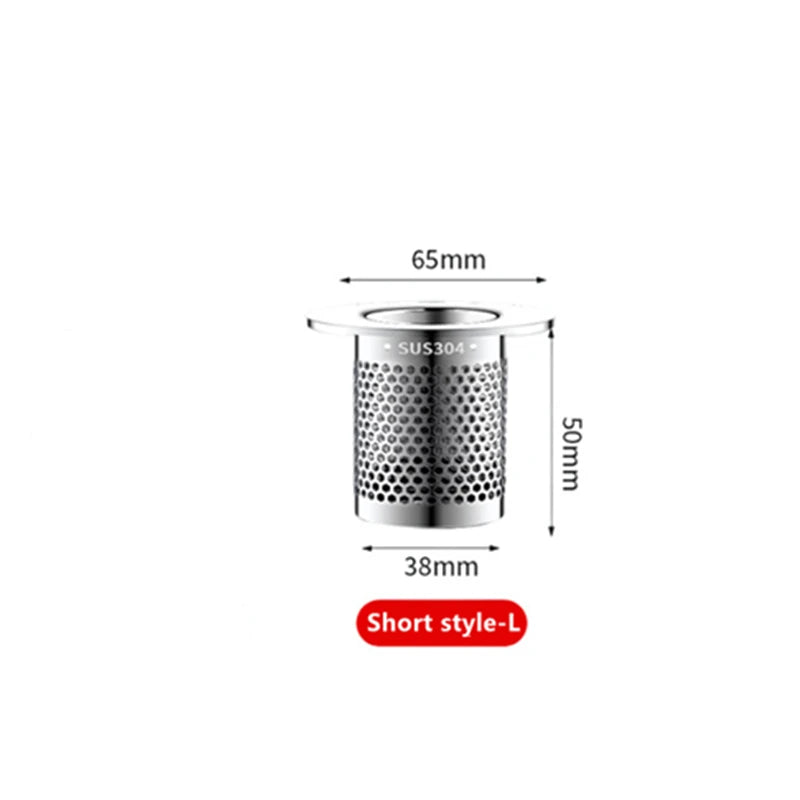 Stainless Steel Sink & Shower Hair Catcher Strainer
