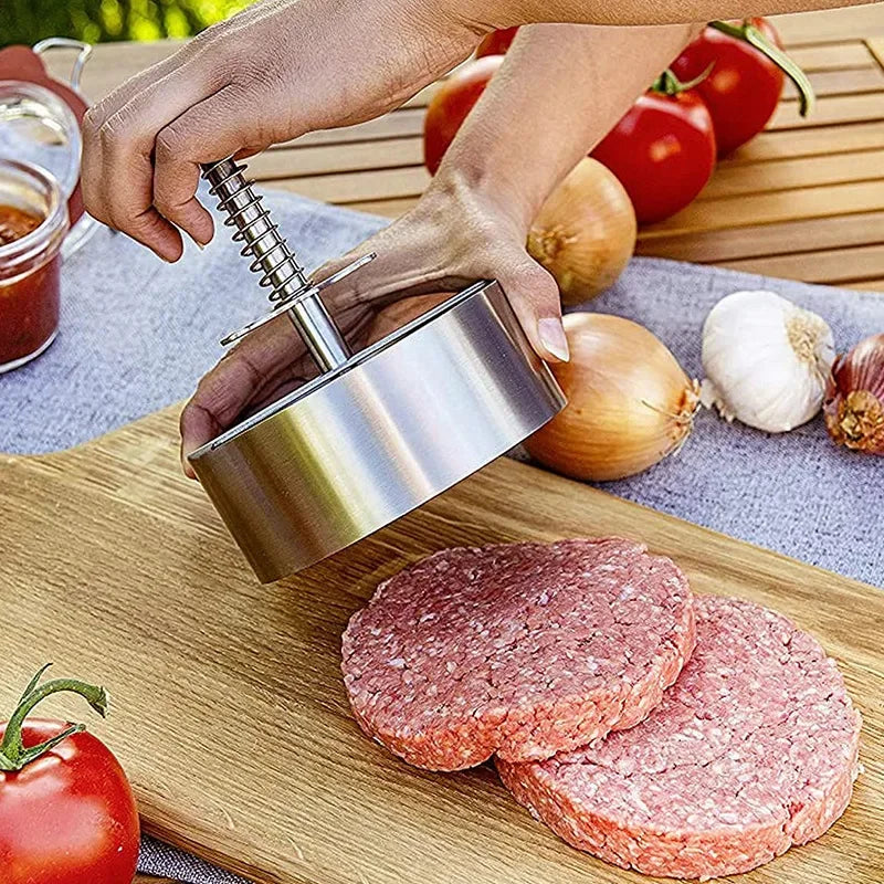 Premium Stainless Steel Burger Press – Adjustable Patty Maker