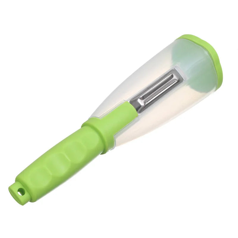 Multifunctional Peel & Storage Kitchen Peeler