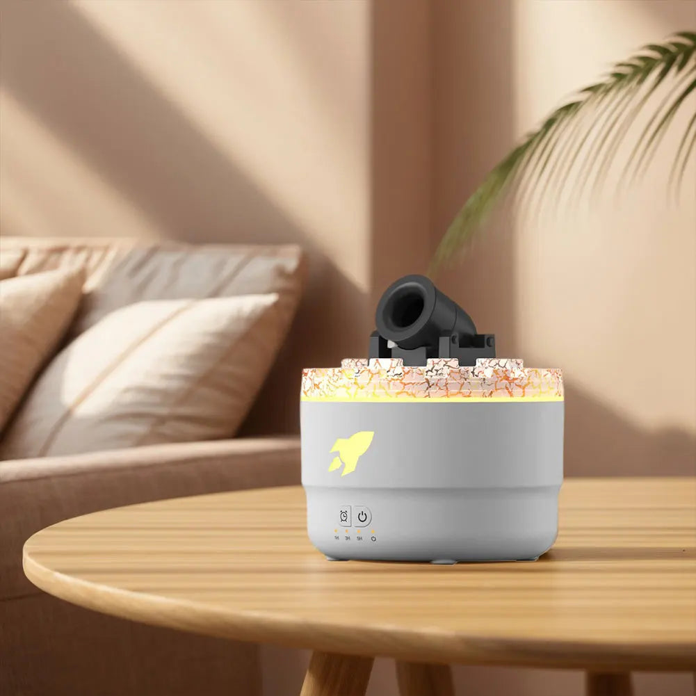 Volcanic Light Cannon Humidifier & Aroma Diffuser
