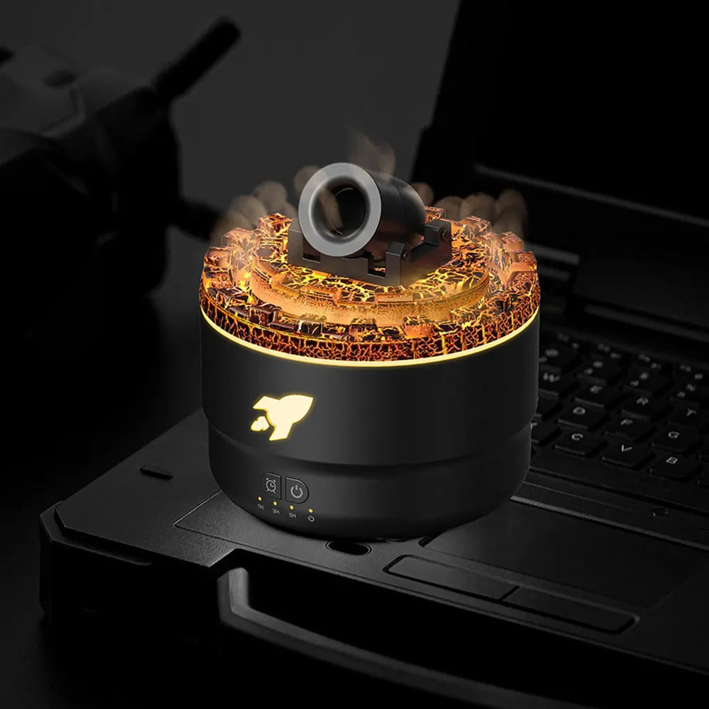 Volcanic Light Cannon Humidifier & Aroma Diffuser