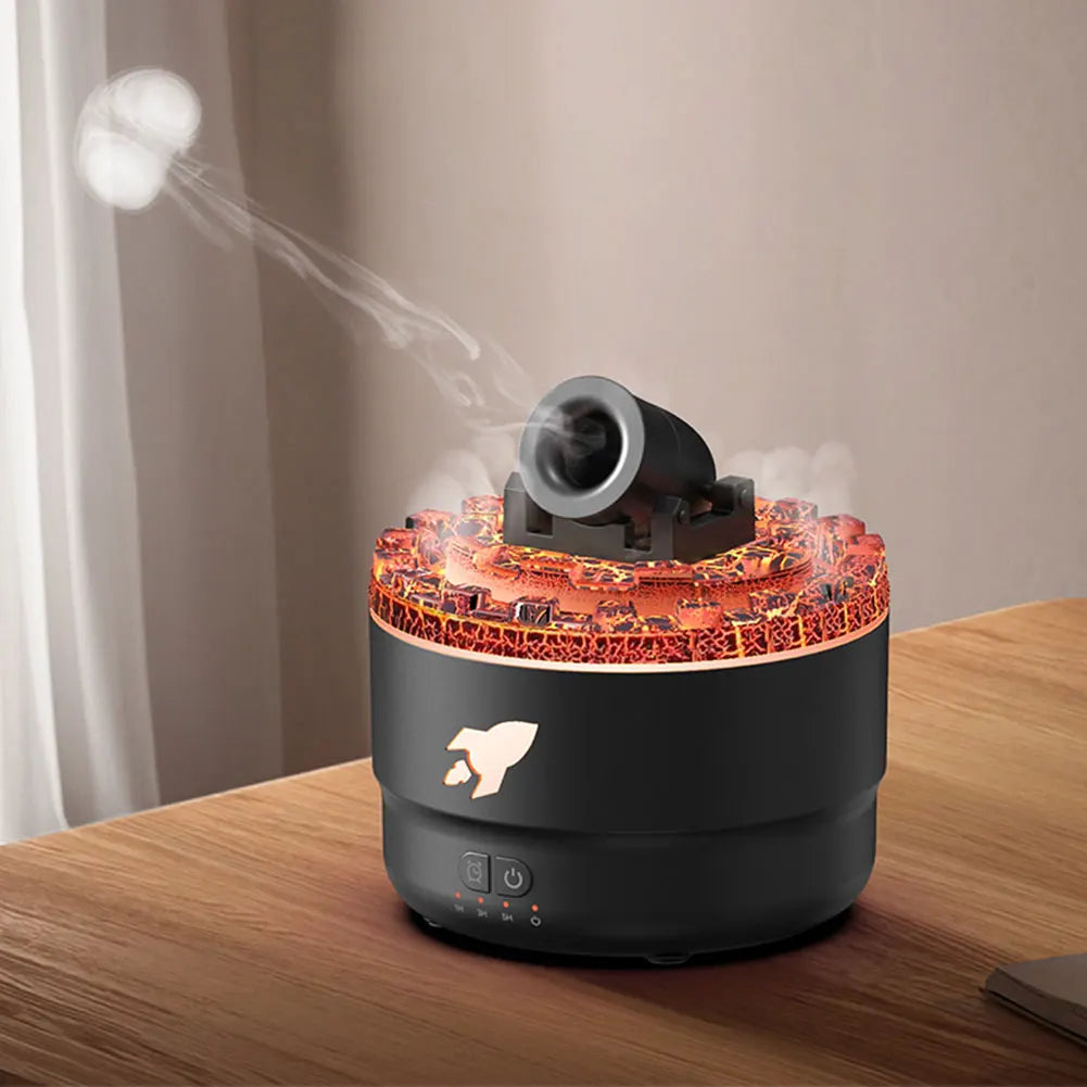 Volcanic Light Cannon Humidifier & Aroma Diffuser