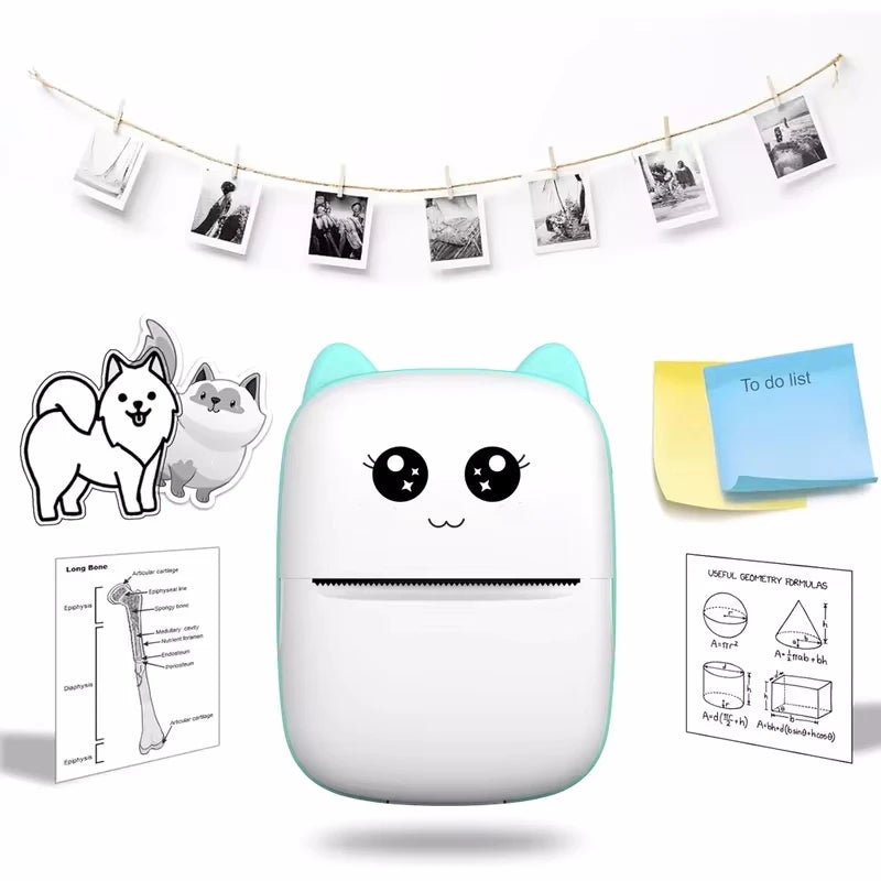 Mini Pocket Thermal Printer – Bluetooth Photo & Label Printer