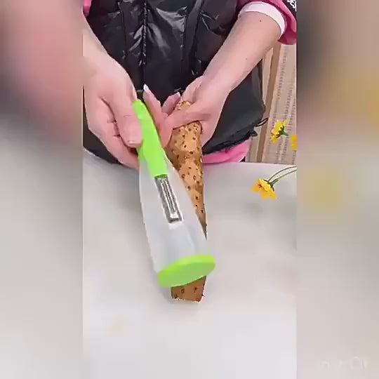 Multifunctional Peel & Storage Kitchen Peeler